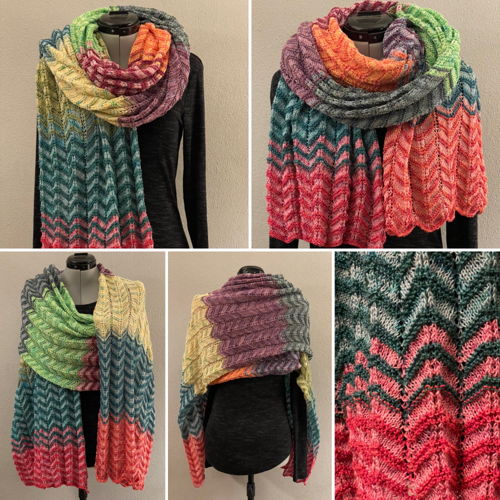 Knitted Advent Shawl