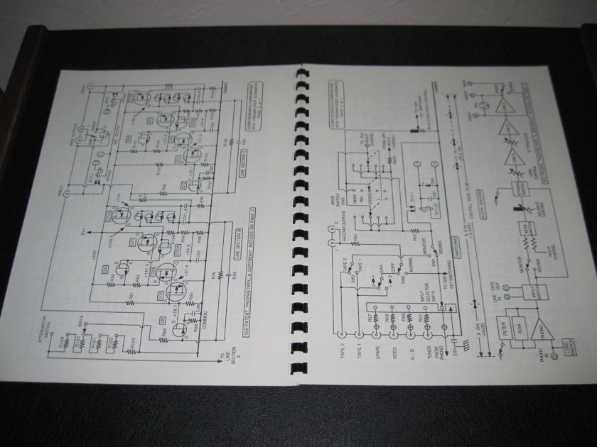 AUDIO RESEARCH CORPORATION MODEL SP15 PREAMPLIFIER - ORIGINAL OWNER'S MANUAL -FAST SHIPPING-