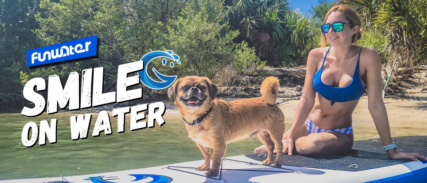 Funwater smiling face paddle board bring smile on water in Canada