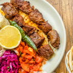 Diced Lamb Shish Plate