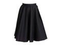 black 50s fashion skirt on invisible mannequin