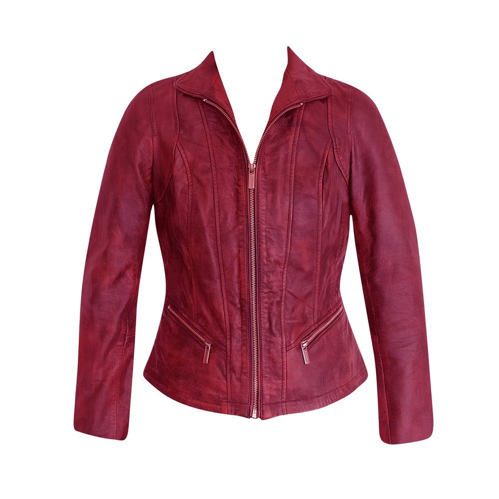 BRITANY - Burgundy LEATHER