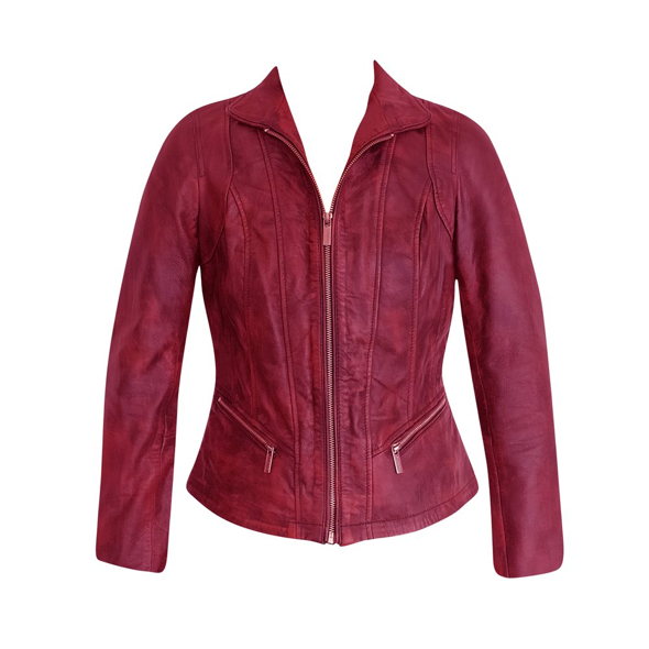 BRITANY - Burgundy LEATHER