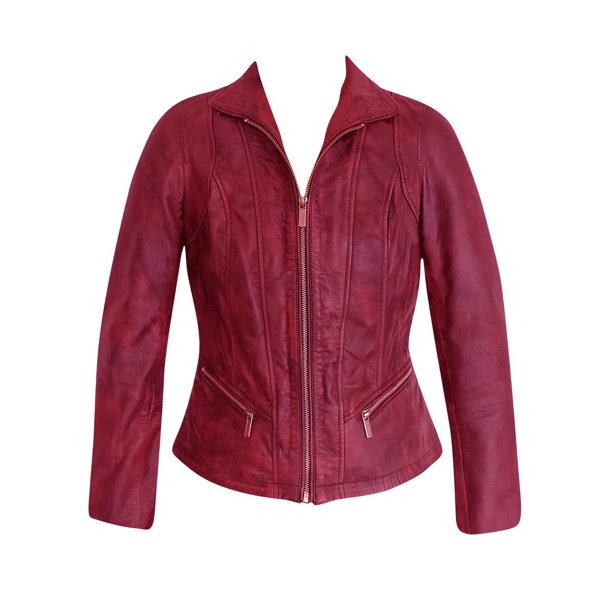 BRITANY - Burgundy LEATHER