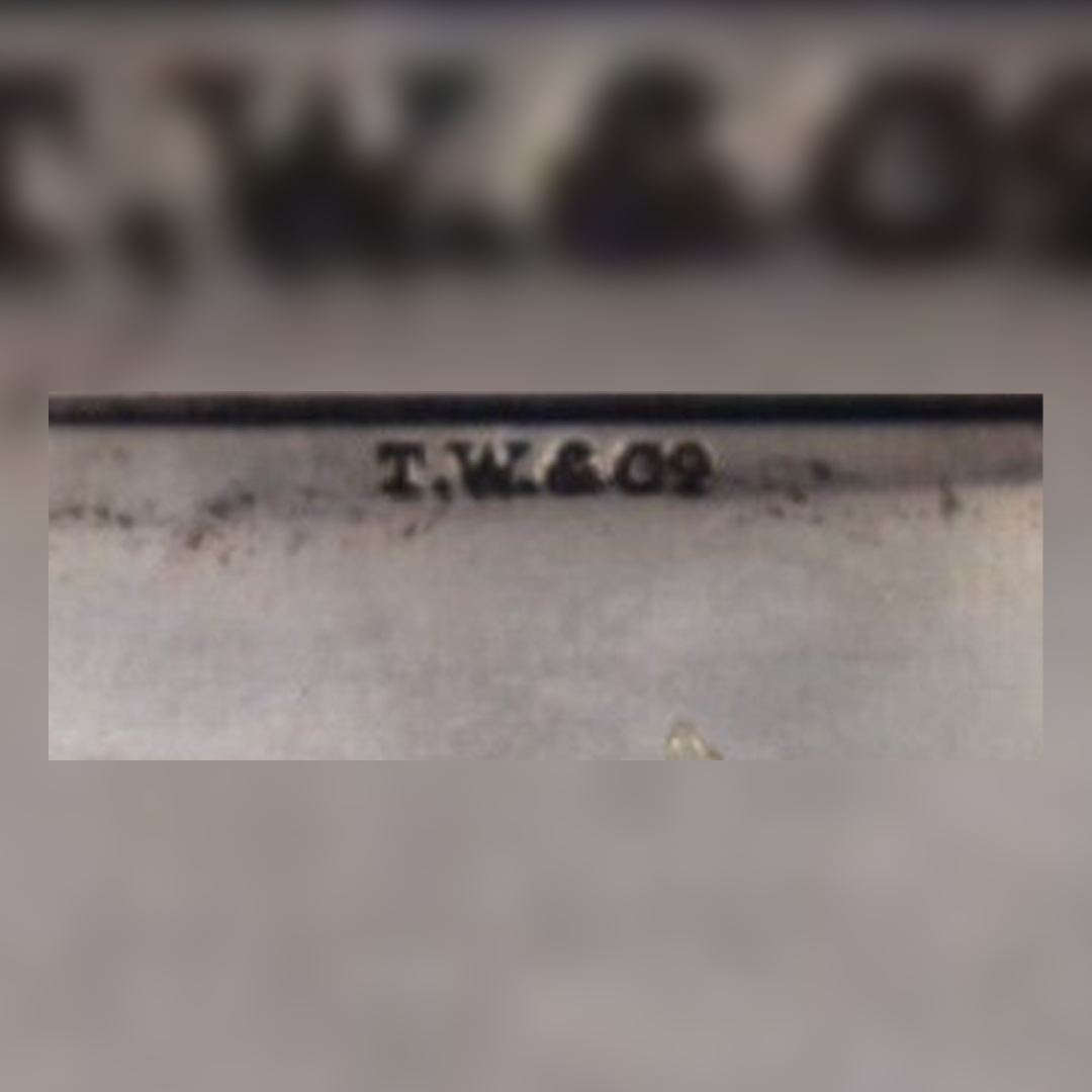 T. W. & Co. 1859-1864 Hallmark hallmark