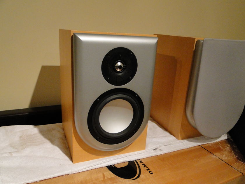 Revel M20 (PAIR sold together) in Sycamore with Maplecore & Marble bases