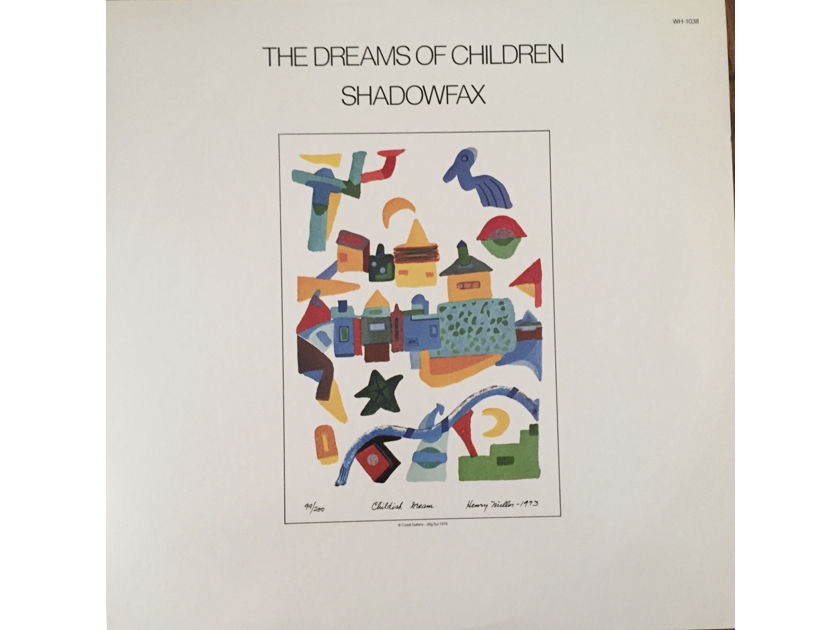 Shadowfax, The Dreams Of Children Vinyl Album, 1984 Windham Hill Records, Excellent Condition!