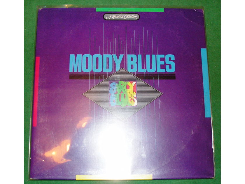 MOODY BLUES "EARLY BLUES" - 1985 COMPLEAT RECORDS 2-LP GATE ***MINT/UNPLAYED 10/10***
