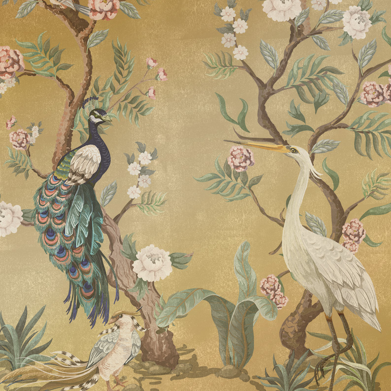 Luxury Designer Chinoiserie wallpaper