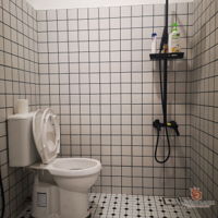 ninety-one-design-build-sdn-bhd-country-industrial-retro-malaysia-johor-bathroom-interior-design