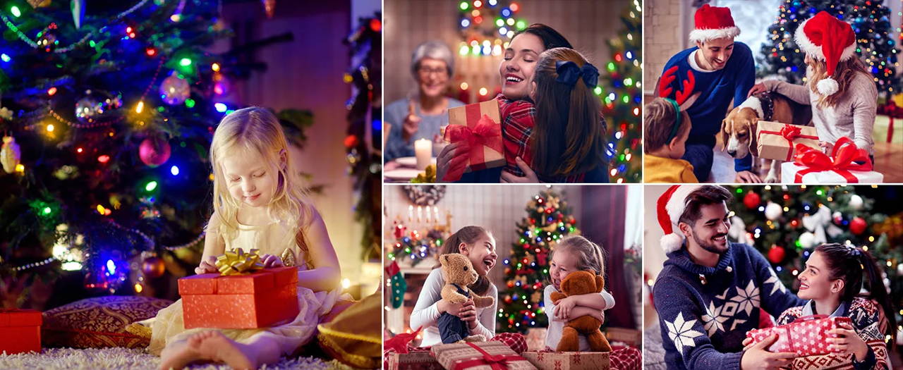 Features of Ollny's 800 leds clear cable cool white string lights - desktop size