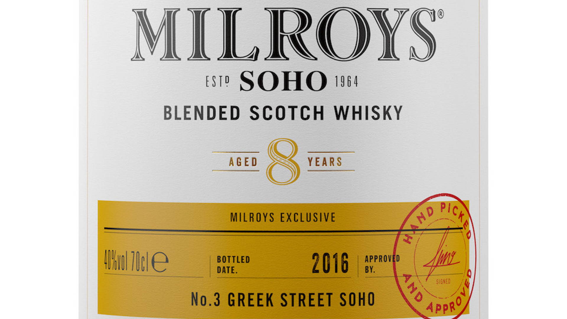 Featured image for Milroys of Soho Whiskey
