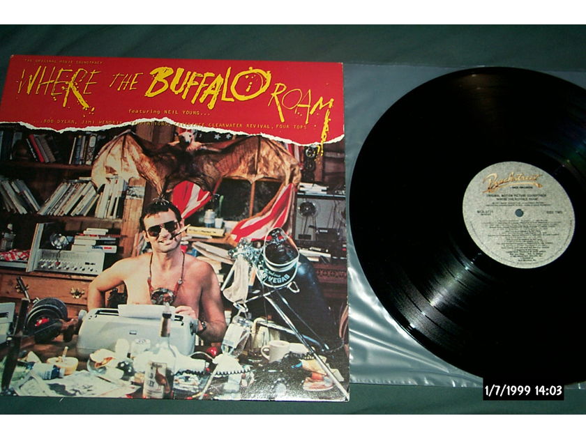 Neil Young - Where The Buffalo Roam Soundtrack LP NM