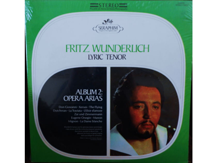 FACTORY SEALED ~ FRITZ WUNDERLICH ~  - LYRIC TENOR~OPERA ARIAS ALBUM 2~BERLIN SYMPHONY ~  SERAPHIM S 60078 (1967)