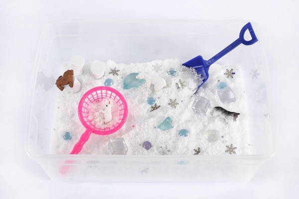 Arctic Themed Sensory Bin