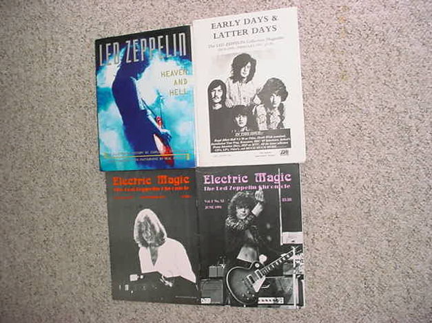 LED ZEPPELIN Heaven and Hell book - and lot of 3 other ...