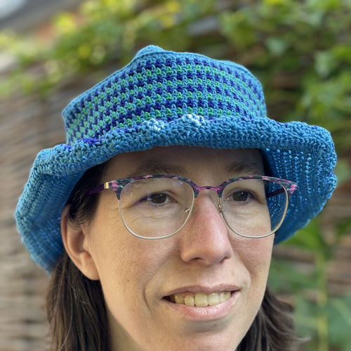 Muster: gehäkelter Sommerhut Diny.