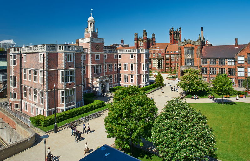 View of Newcastle University campus