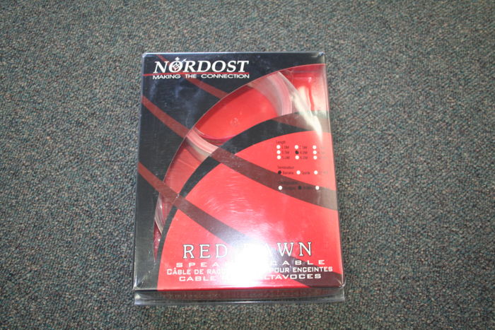 Nordost  Red Dawn 4m Speaker Cables Bi-wire RCA's -- (s...