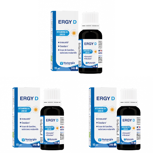 ERGY D Plus - Vitamine D par Nutergia