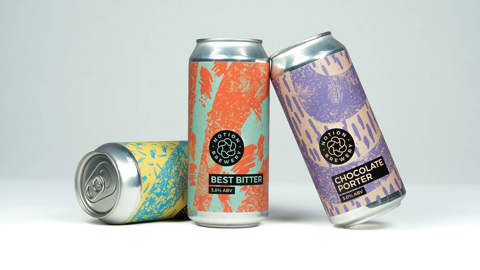 Featured image for Notion Brewery Labels Incorporate Craft Through Bespoke Collagraph Prints
