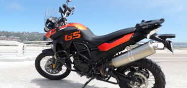 2010 BMW F 800 GS motorcycle for rent near Encinitas, CA