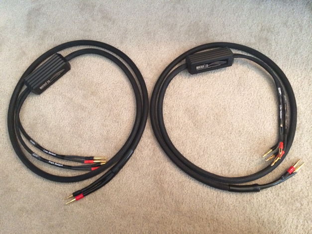 MIT Cables Matrix 28 - 8ft bi-wire speaker cables Mint ...