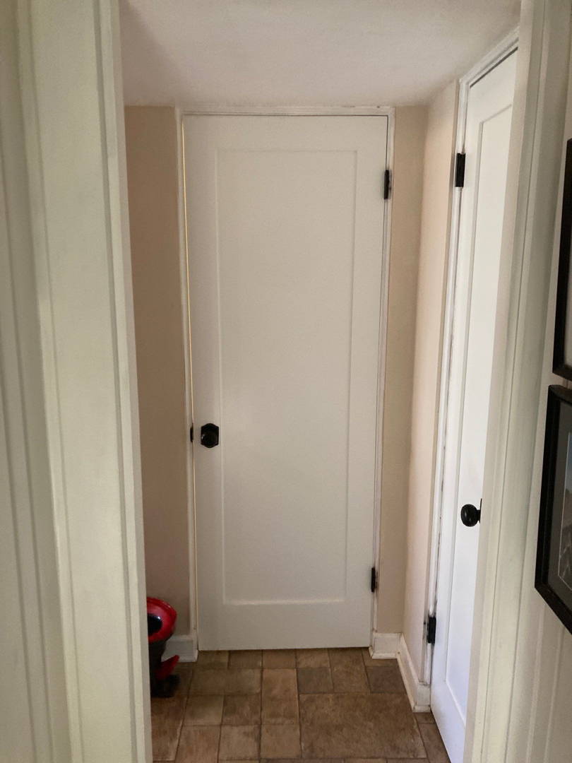 Interior door view