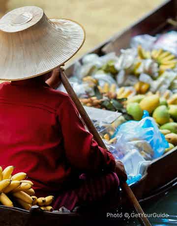 The famous Damnoen Saduak floating market 