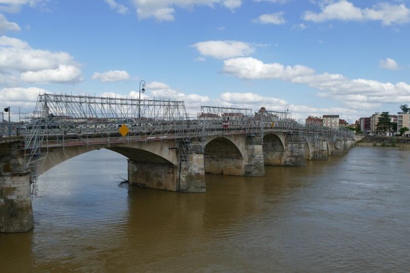 Chantier échafaudage EVEREST — Pont St Laurent