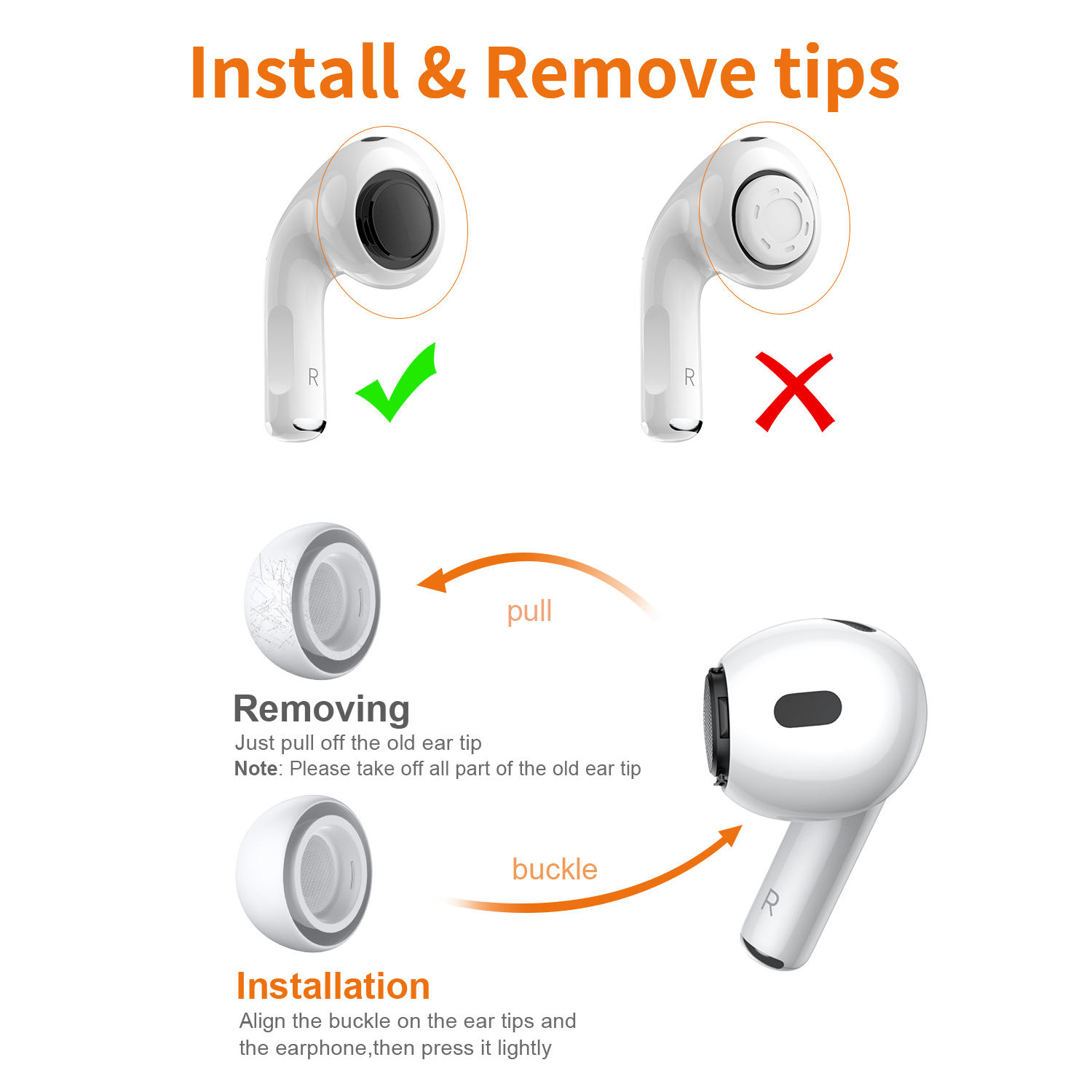 Airpods pro best sale xs tips