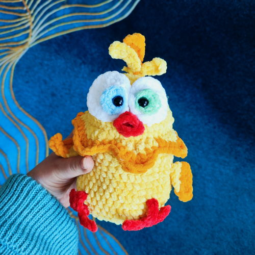Easter CHICKEN Crochet Pattern - Easter Egg Basket