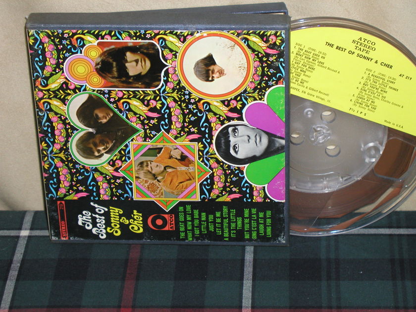 Sonny & Cher - Best Of  7 1/2 ips Open Reel Tape Atco ATC 219 STEREO
