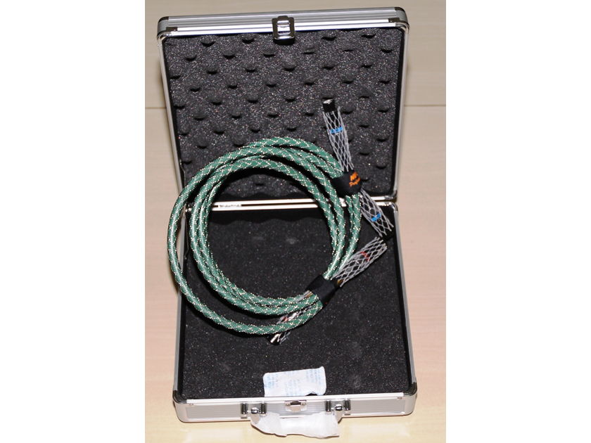 Neotech NEI2001 Pure Solid Silver Core UPOCC  1.5 Meter XLR Brand New XLR Interconnect Cable With Flight Case