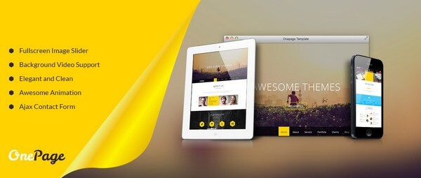 Shaper Onepage - практичный шаблон для CMS Joomla