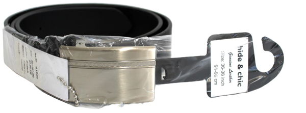 Full Grain Leather Men’s Belt. Style 41025 - Image 6