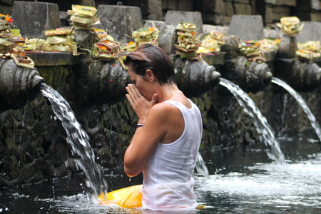 Tirta Empul Temple in Bali famous for its holy purifying water.jpg