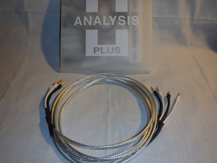 Analysis Plus Inc. SILVER OVAL II SPEAKER CABLES PRICE REDUCED...THESE ARE A BUY!!!!!!