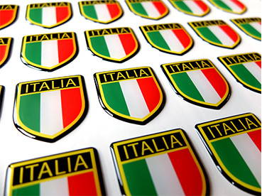 Doming 3D stickers