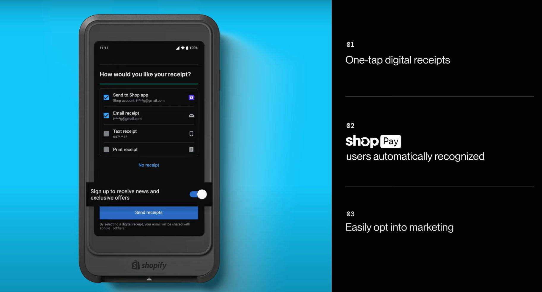 shopify easy retail checkout