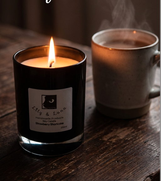 Soy Candle - Strawberry Shortcake (250g)