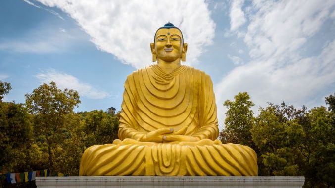 The Towering Statue of Lord Buddha