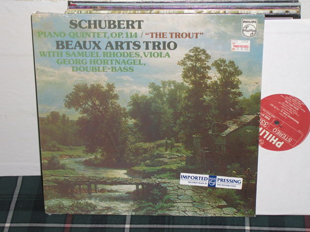 Beaux Arts Trio  - Schubert  Trout Philips Import Press...