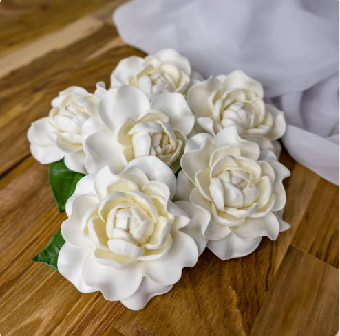Closed Gardenia (6 Pack) - Realistic Artificial Flowers - Image 6