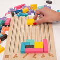 2026 Montessori Smart Sticks, Wooden Sticks And Rings Puzzle Game