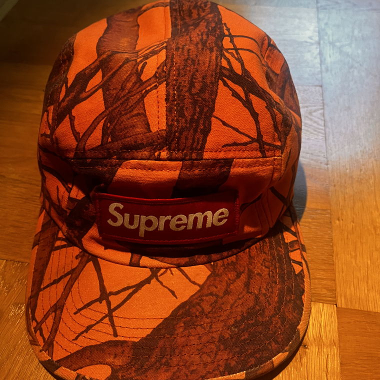 supreme washed canvas camp cap