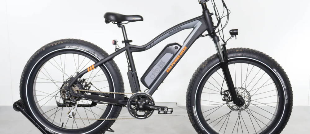 A Rad Power Bikes RadRover 4 fat tire electric bike