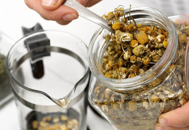 ハーブティー入れ方