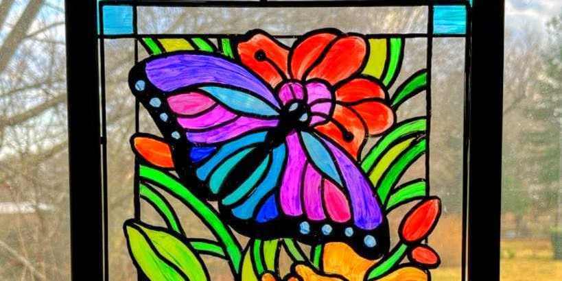 Blissful Butterfly – GLASS ART! (Mimosas With Mom) promotional image