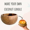 How To Make Soy Candle In A Coconut Bowl - GiveMeCocos